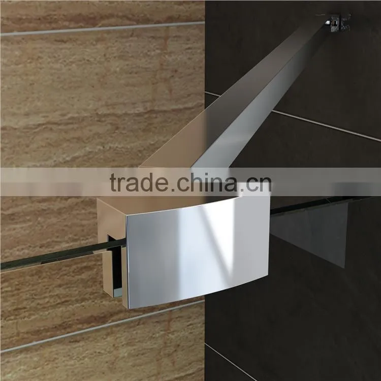HSR02-90024 folding simple frameless shower screen