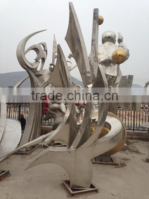 Metal sculpture /Large Outdoor Stainless Steel Sculpture