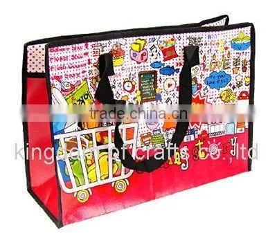 4C printing shopping bag with lamination