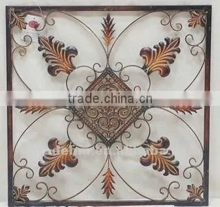 luxury metal wall decoration for home