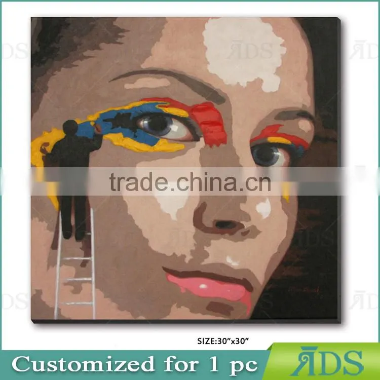 Modern Face Painting for Home Wall Decoration