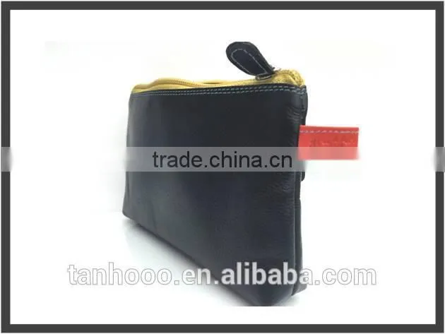 Beautiful Soft Leather Make Up Bag / Pencil Case
