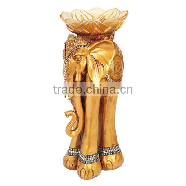 Resin elephants ashtray stand cigar ashtray