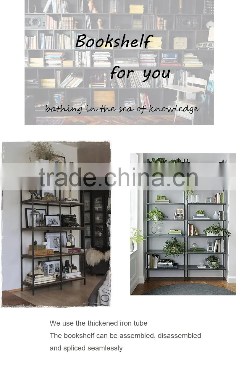 library iron bookshelf