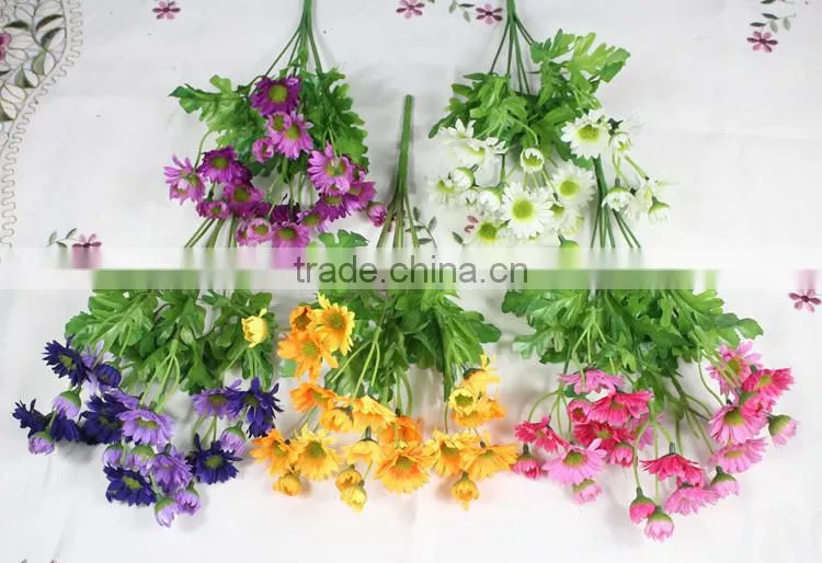 Lovely artificial chrysanthemum decorative chrysanthemum landscaping flowers for wholesale