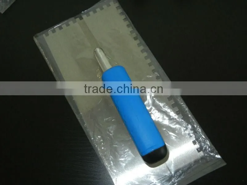 Best Selling Notch Trowel, Plastering trowel, Construction Trowel. Stainless Steel Plaster trowels,Adhesive Trowel