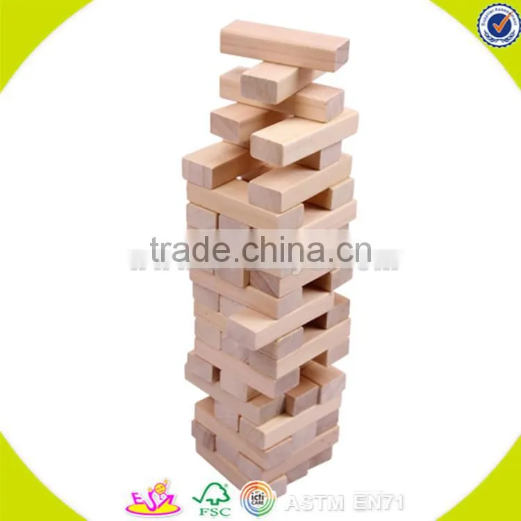 Wholesale cheap kids wooden vegetables stacking blocks toy educational baby wooden vegetables stacking blocks toy W13D078