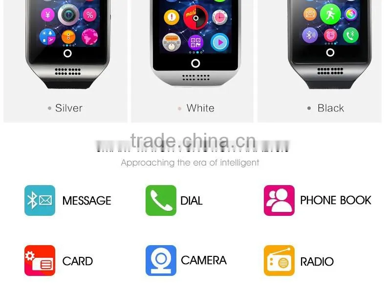 2017 new smart device Q18 smart watch Bluetooth waterproof SIM card watch for Android for iPhone
