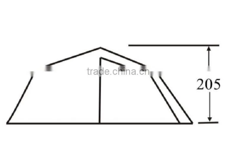 Outdoor camping tents 6 person waterproof with customized logo