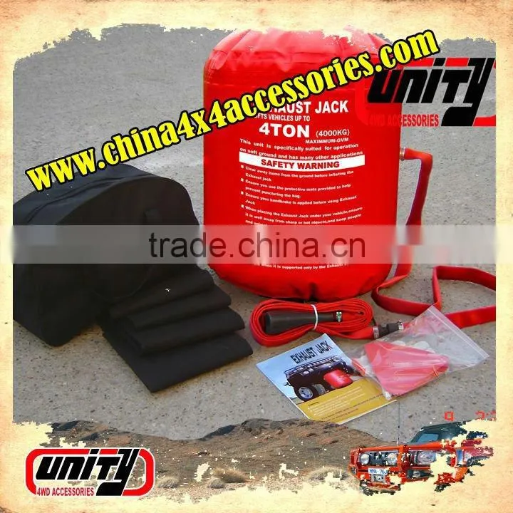 exhaust air lift jack 4x4 accessories inflatable air jack easy lift air jack