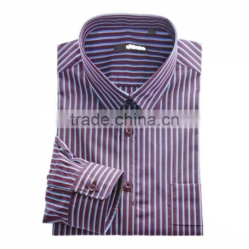 Trendy italy designer's striped easy care dress shirt