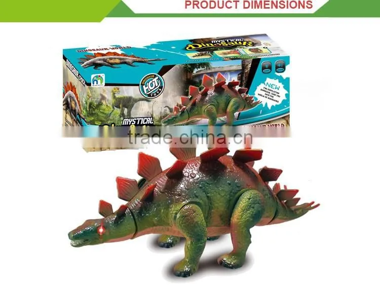 High quality stegosaurus battery operated dinosaur toys for kids