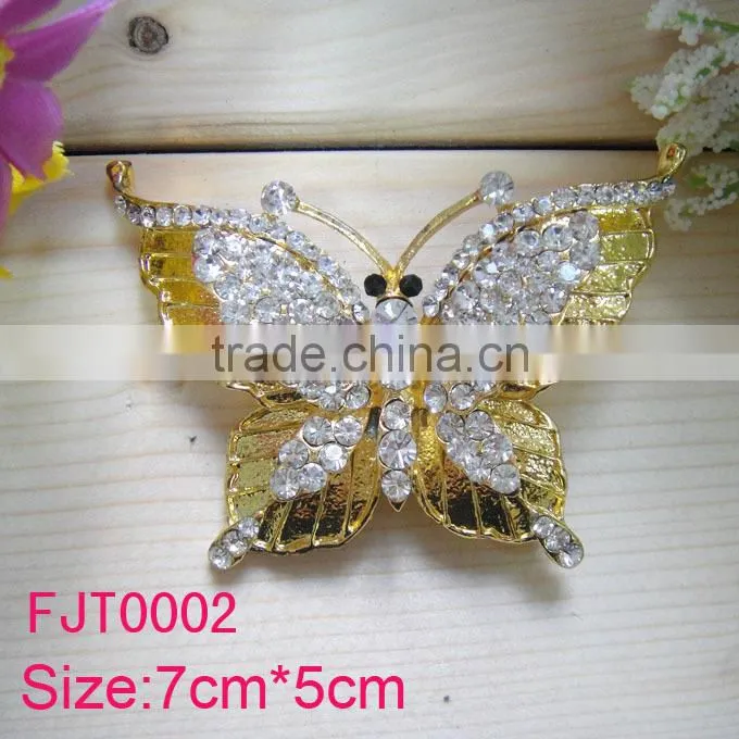 RF0051 Ladies fashion leather center rhinestone belt buckle for women belts