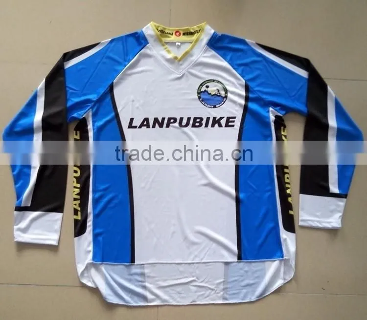Eco-friendly Italy Ink downhill jersey, Comfortable and Quality MTB wear