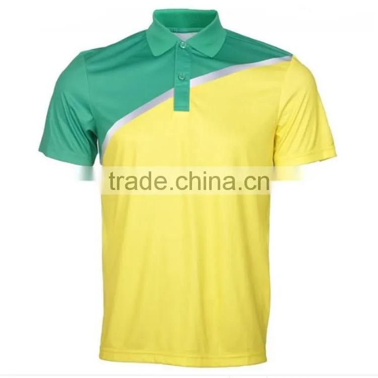 Cheap 100% polyester custom mens short sleevs polo shirt