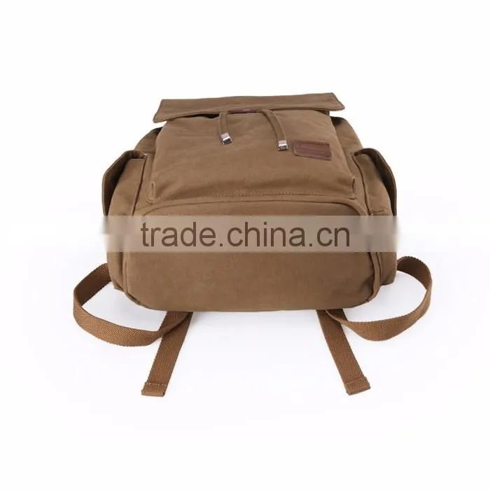 Custom Canvas school Backpack Bag