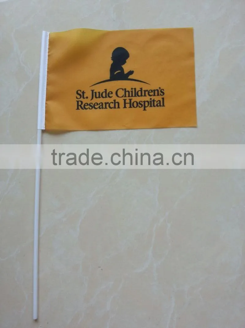 polyester pole hand flag
