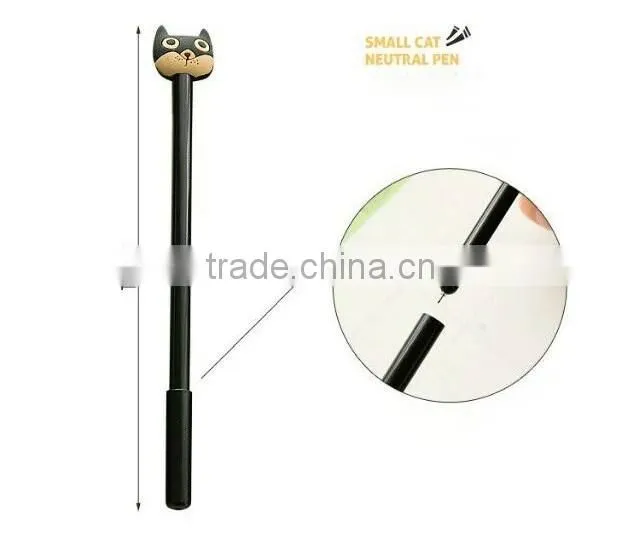 0.5mm ballpoint ball office & student pen plastic animal patterns cap