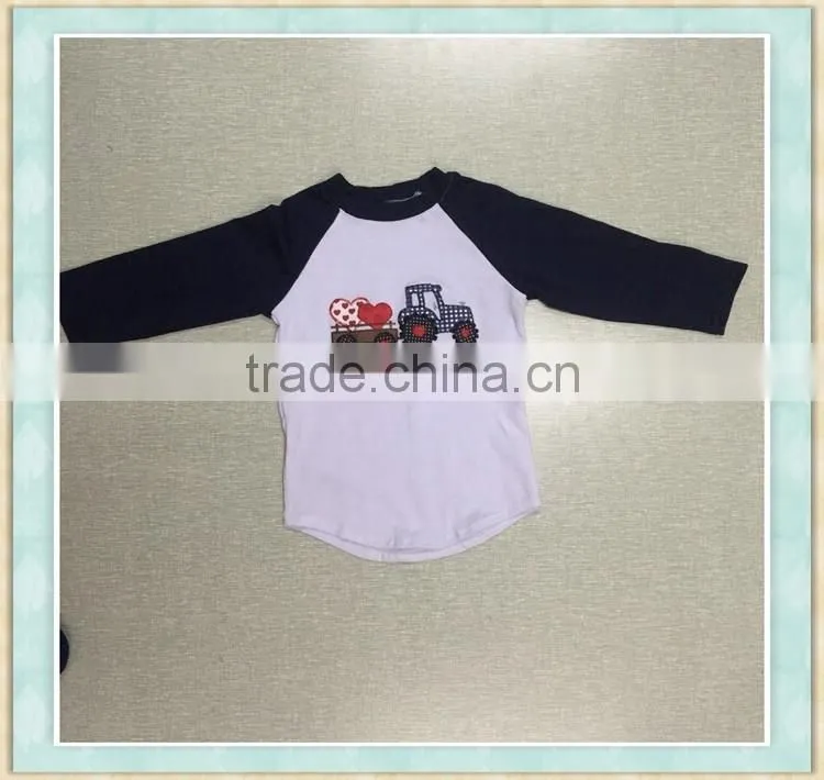 boy valentine shirt raglan boy clothing children wear valentine boys shirts