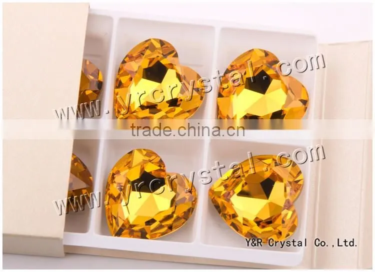 4827 Crystal Beads 28mm Heart Glass Gemstone