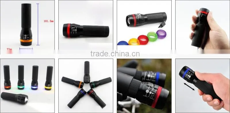 Wholesale China Trade zoomable led flashlight
