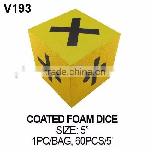 5cm PU Coated Foam Dice