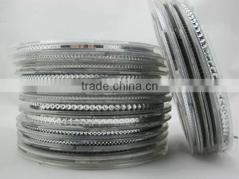 spangle Sequins string in roll CD sequin roll