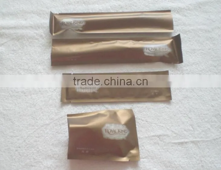 High end plastic bag packing guangzhou disposable hotel supplies