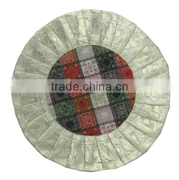 Throw Round Decor Cushion Covers , round jacquard cushion
