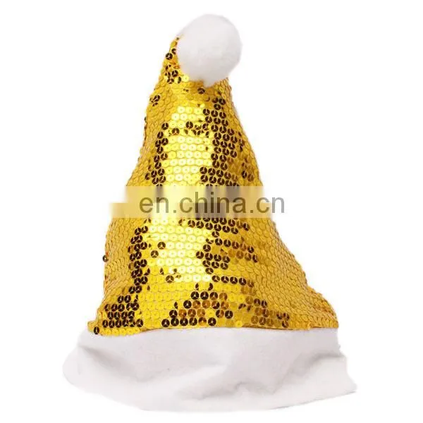 Custom christmas hat with pom pom crazy ugly christmas hats plush winter christmas hat for men
