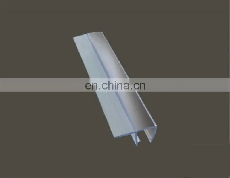 PVC shower door side seals and strip for 4mm, 5mm, 6mm, 8mm, 10mm, 12mm and 15mm glass