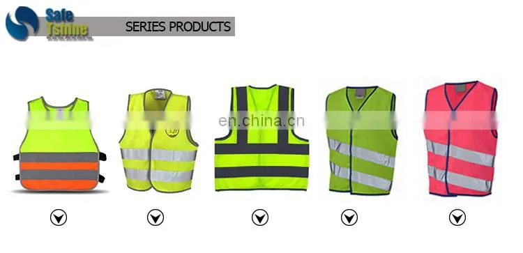 High visibility safety clothing safety vest for children