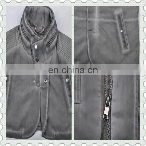 2015 last fashion mens spring fit handsome fashion leather jacket