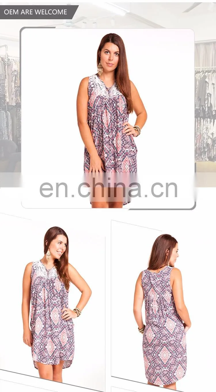 Sleeveless Ladies Simple Fashion Custom Wholesale Dress