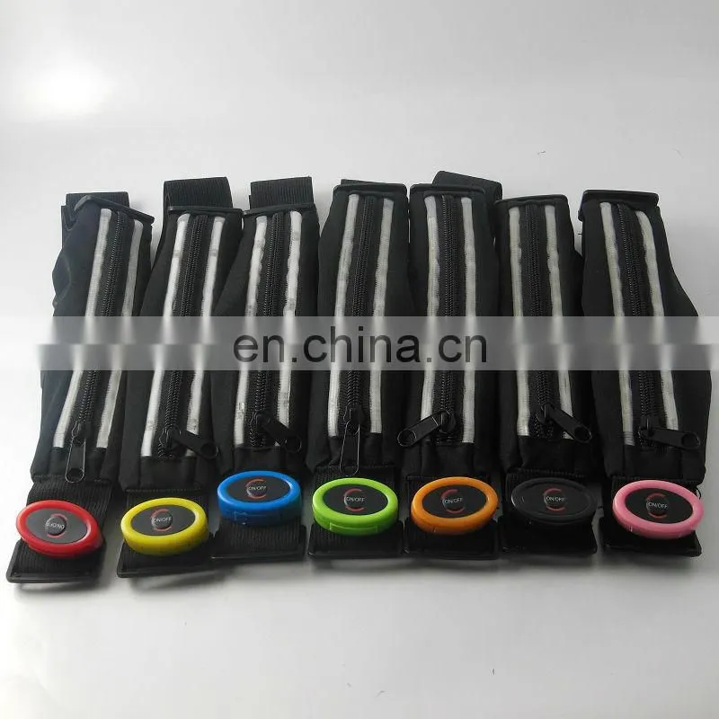 Fashional LED Flashing Elastic Waistband led glowing waistbands led light belt