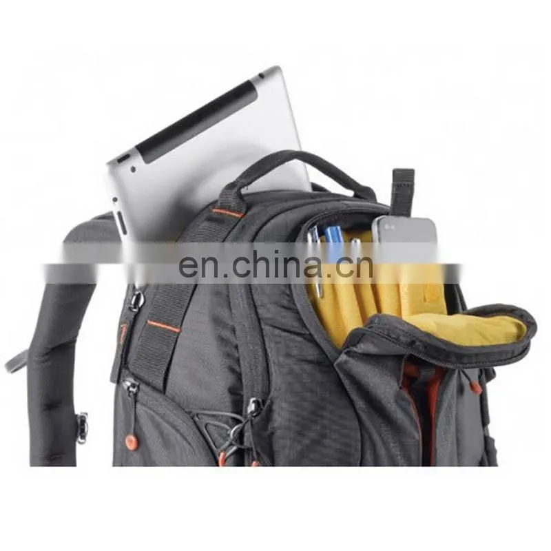 Black color nylon material waterproof camera bag