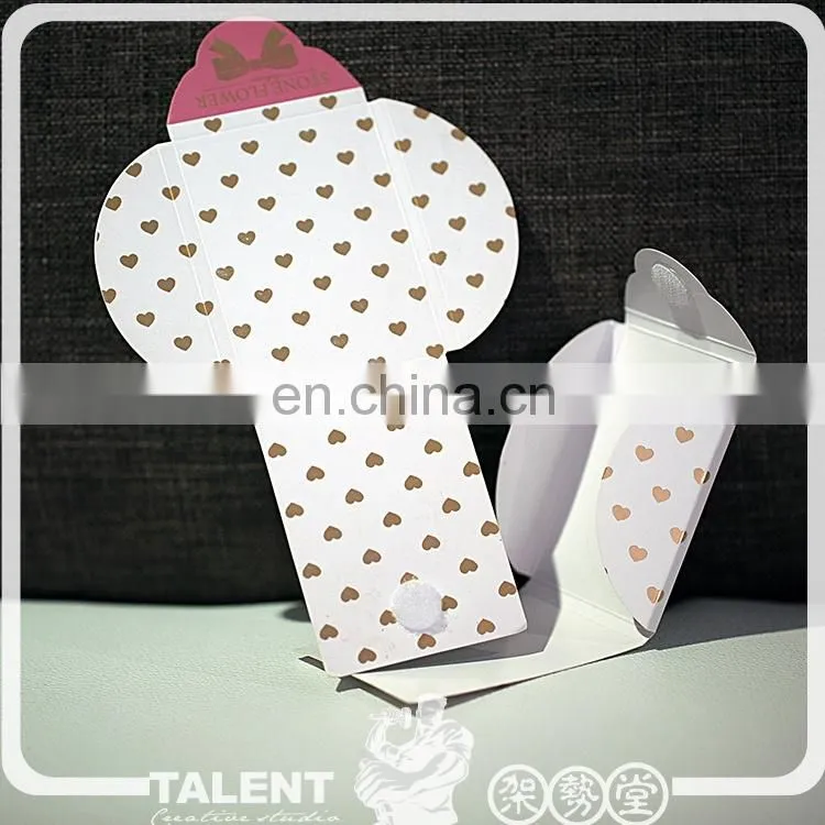 Custom Private Printed Brand Gift Jewelry Necklace Ear Rings Accessories Plastic Paper Card