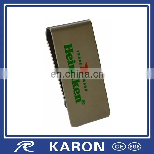 stainless steel money clamp for brand promotion