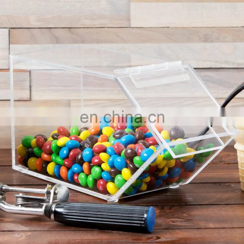 Cheap candy dispenser box with 12 compartments with private label