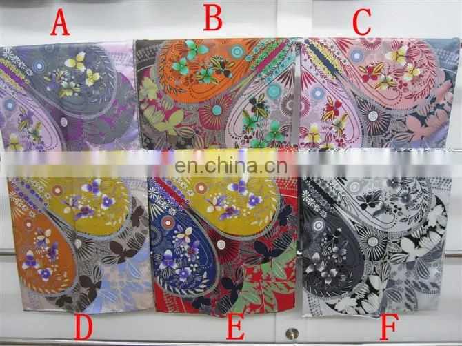 top quality 100% silk double face scarf