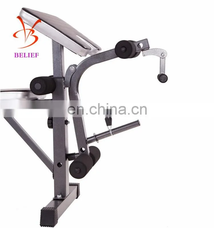 Adjustable Squat Rack With Weightlifting Bench Press