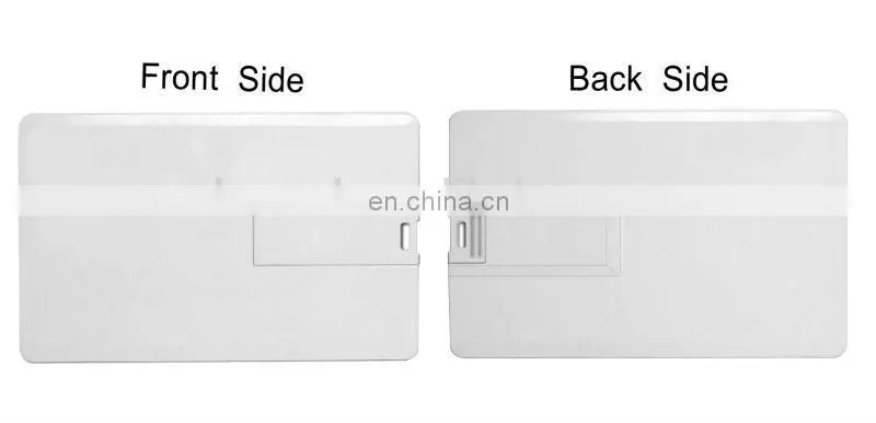 Christmas gifts Custom Logo Promotional thin blank visa Business Credit Card usb flash drive