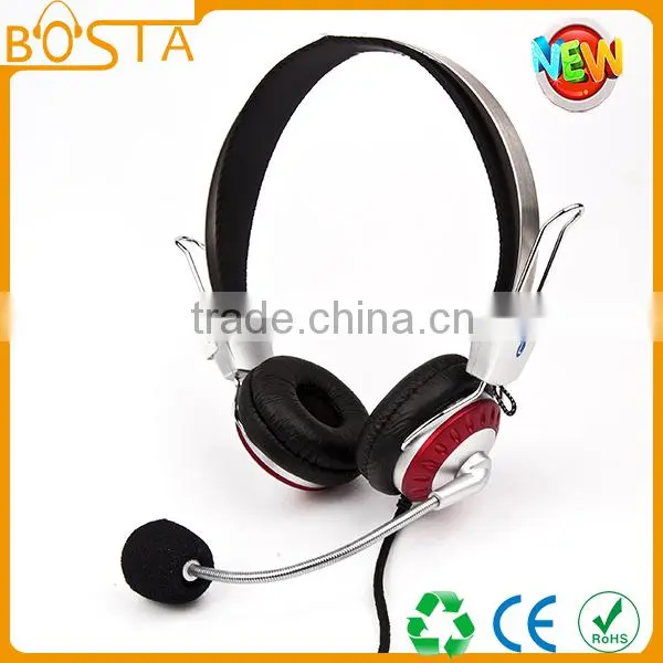 Government communication walkie talkie stereo small headset with microphone