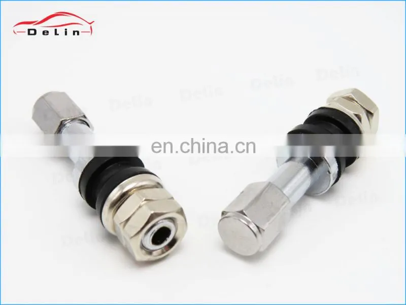 Motorcycle tire valve stem TR43E Zinc alloy Chrome plated Metal tyre valves Tubeless