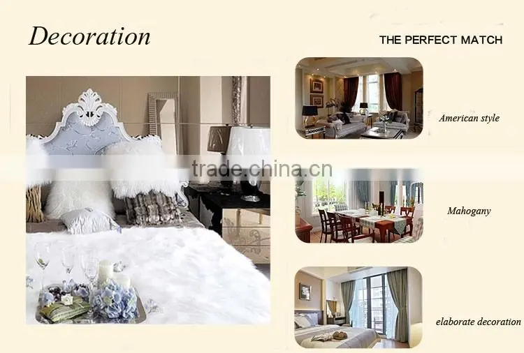 Fabric embroidered curtain for home