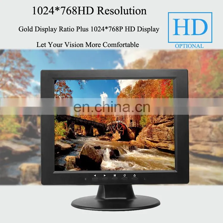 Industrial 10.4 inch Small VGA TFT Led PC computer Monitor