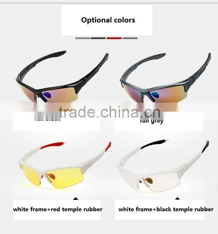 Hot sale style men high quality sports sun glasses colorful lens sunglasses