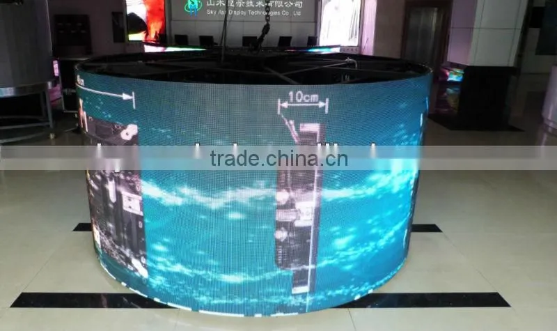 P5 SMD indoor full color round led display screen
