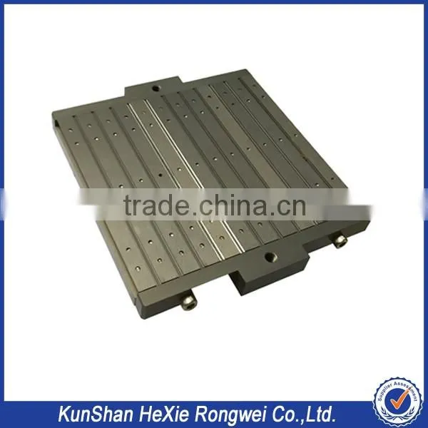 Perforated aluminum cnc precision machining milling parts with coalor anodized
