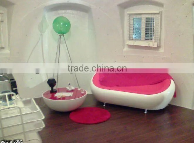 modern classic scoop sofa set